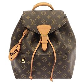 Louis Vuitton Monogram Montsouris PM Backpack Brown