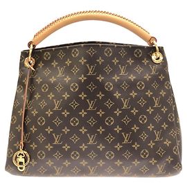 Bolso de hombro Louis Vuitton Monogram Artsy MM Castaño