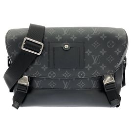 Borsa a tracolla Louis Vuitton Monogram Eclipse Messenger Voyage PM Nero