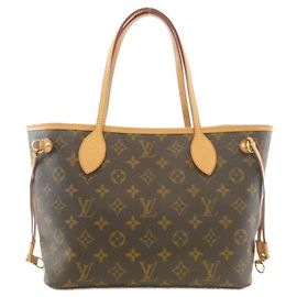 Louis Vuitton Monogram Neverfull PM Handbag Brown