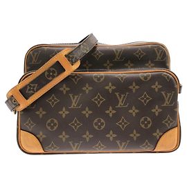 Bolsa de Ombro Louis Vuitton Monogram Nile Marrom