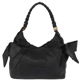 Salvatore Ferragamo Cuir Vintage Noir
