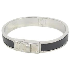 Hermès Hermes Kelly Men Charm Bracelet Black Other