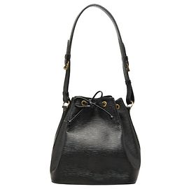 Borsa a tracolla Louis Vuitton Epi Petit Noé Nero