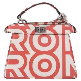 Fendi Peekaboo Couro Mini Branco