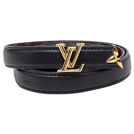 Louis Vuitton Pretty LV Reversible Belt M8232X Brown Black