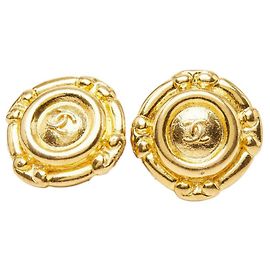 Boucles d'oreilles clip Chanel Coco Mark Doré