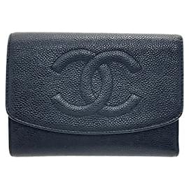 Cartera tríptico Chanel Coco Mark Negro