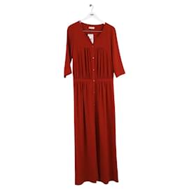 Robe orange Ba&Sh Orange