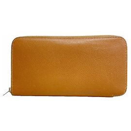 Hermès Hermes Azap Long Wallet in Gold Epsom Leather Golden