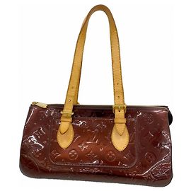Bolsa de Ombro Louis Vuitton Vernis Rosewood Avenue Bordeaux