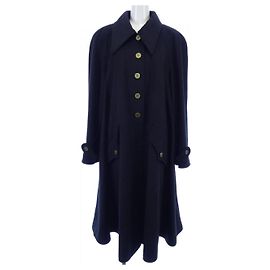 Chanel 100% Cashmere Coat Black