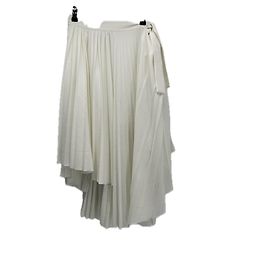 Maje Jupe plissée blanche White