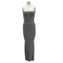 Autre Marque Langes Kleid grau Grau
