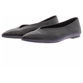 Aeyde Sapatilhas pretas em pele Preto