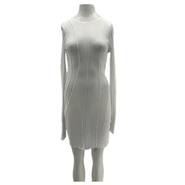 Vestido blanco Mango M Blanco