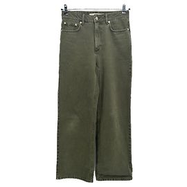 Autre Marque OVAL SQUARE Khaki Cotton Jeans Khaki