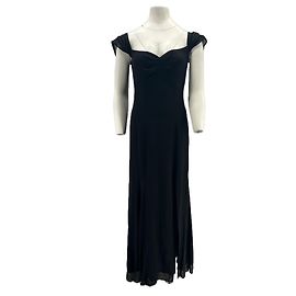 Reformation Maxikleid schwarz Schwarz
