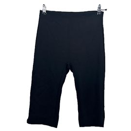 Autre Marque Calça Capri preta de viscose LESET Preto