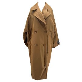 Essentiel Antwerp Brown Cotton Blazer Jacket Brown
