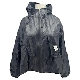 Autre Marque Giacca nera con cappuccio Nero