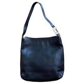 Lancel Borsa Hobo in pelle nera Nero