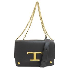 Bolsa de ombro 2-Way T-Timeless da Tod's Preto