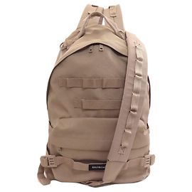 Balenciaga Nylon Canvas Backpack Beige