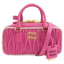 Borsa 2-Way Miu Miu Arcadi Matelassé Rosa