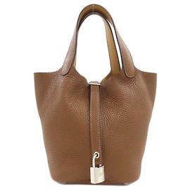 Hermès Hermes Picotin Lock PM Handbag Brown