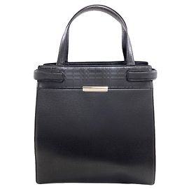 Burberry Logo Handbag Black