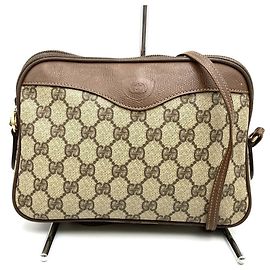 Borsa a Spalla/Pochette Gucci GG Supreme Marrone Marrone