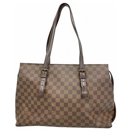 Sac cabas Louis Vuitton Damier Chelsea N51119 Ebene Damier ebène