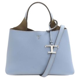 Bolsa 2 em 1 T-Charm da Tod's Azul claro
