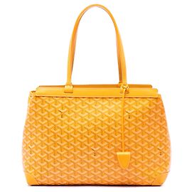 Goyard Yellow Goyardine Bellechasse PM Yellow