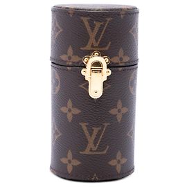 Estuche de viaje para fragancia Louis Vuitton Monogram marrón 100ML Castaño