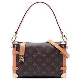 Louis Vuitton Marrom Monogram Side Trunk MM Marrom