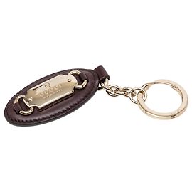 Portachiavi e charm per borsa Gucci Brown Guccissima Marrone Marrone scuro