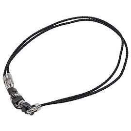 Hermès Black Swift Chaine Maillon Double Tour Nero