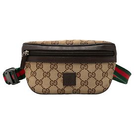 Borsa a tracolla Gucci in tela GG beige per bambini Beige