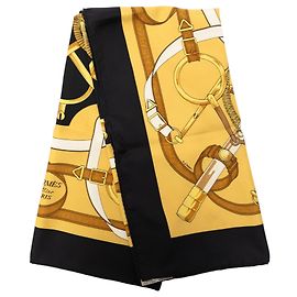 Hermès Seidentuch Yellow Eperon D Or 90 Andere