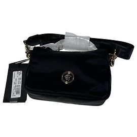 Sac Hobo Versace Medusa Noir en Tissu Technique Noir
