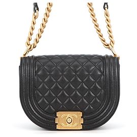 Borsa a Spalla Chanel Boy Small Chain Nero