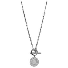 Hermès Collar Hermes Amulette Sellier Clou de Selle Plata