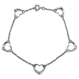 Tiffany & Co Bracciale Tiffany Open Heart di Elsa Peretti Argento