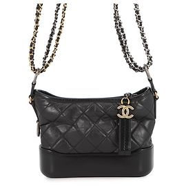 Borsa Hobo Chanel Gabrielle Small Nero