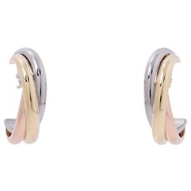 Pendientes de botón Cartier Trinity Mini en oro de 18K Otro