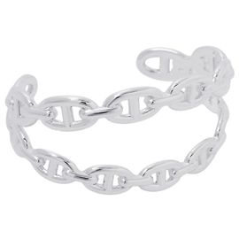 Hermès Pulseira Chaine d'Ancre Enchainee Double Hermes Outro