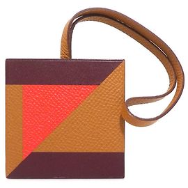 Hermès Charm per borsa in pelle marrone Hermes Marrone