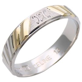 Céline Celine Triomphe Ring in Gold und Platin Golden Andere